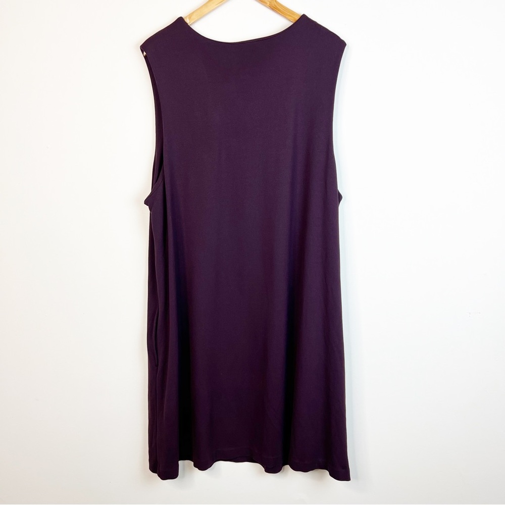 J.Jill Ponte Knit Sheath Sleeveless Dress With Pockets Size 4X - Picture 3 of 8
